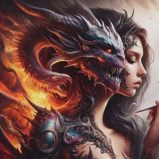 OBSIDIAN MIRROR Fantasy Art,